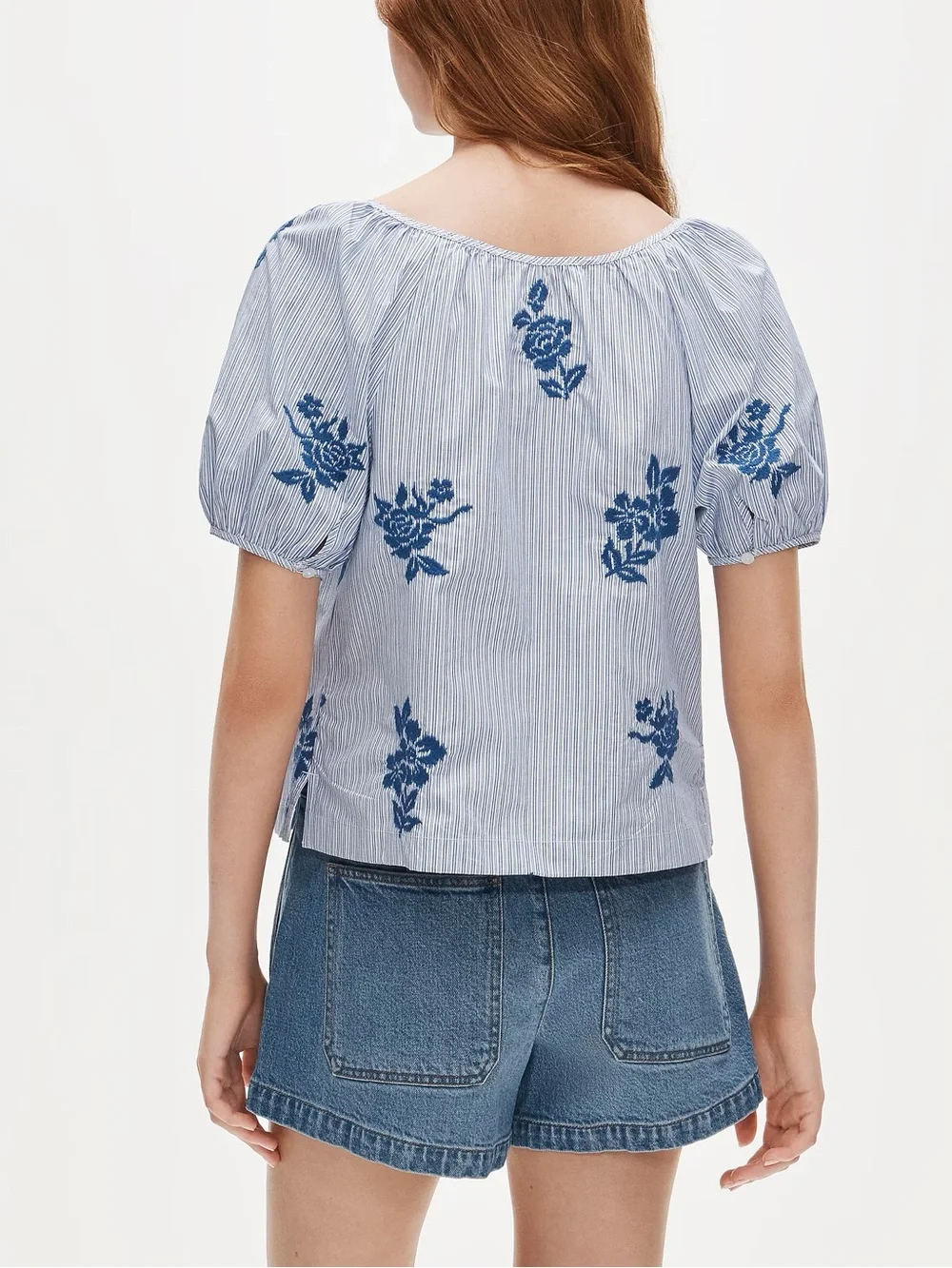 J. Crew Puff-Sleeve Button-Up Top